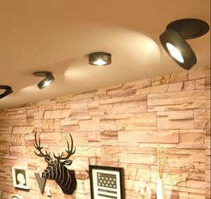 3 W / 5 W / 7W / 12 W İnce LED Gömülü Tavan Aşağı Lamba, Katlanabilir ve 360 ​​Derece Döndürülebilir Kob Nokta Işık Gömme Downlight