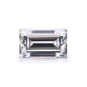 Dikdörtgen Gevşek Moissanite Taş 5x8mm EF Renk Bagette Adım Kesim VVS1 Yüzük Kolye Takı DIY Malzeme Lab Diamond