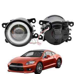 Fog Light 2PCS / LOT Автомобиль передний бампер Светодиод с объективом для Mitsubishi Eclipse 2006 2007 2008 2009 2010 2011 2011 2012 Галогенные лампы