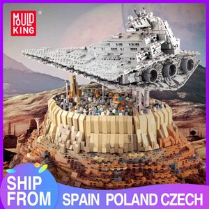 Kalıp Kral Moc Plan Oyuncaklar Destroyer Cruise Gemi İmparatorluğu üzerinde Jedha Şehir Modeli Setleri Yapı Taşı Tuğla Çocuk Oyuncakları Hediyeler Q0723