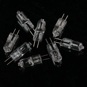 Light Beads 1pcs/10pcs Transparent Halogen Lamp G4 12V 20W 2900k LED White Microscope Warm S4Q9