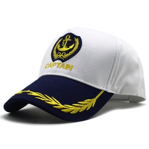 Kaptan Şapka Kostüm Donanma Deniz Amiral Venezia Yat Beyzbol Kapağı Parti Aksesuar Denizci Teknavat Snapback Hat Ayarlanabilir