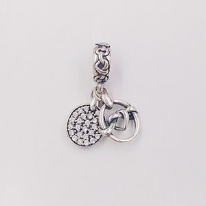 925 Ayar Gümüş Goth Takı Yapımı Pandora Düğümlü Kalp DIY Charm Erkekler Yılan Bilezik Yıldönümü Hediyeler Karısı Kadınlar için Zincir Boncuk Katmanlı Kolye 798095CZ