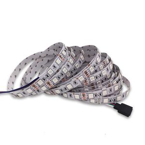 2021 RGB LED Strip String Işık 5m 10m 15m Su Geçirmez Fiexble LED LED şerit bandı 5050 LED lambalar Elektrikli fiş denetleyicisi