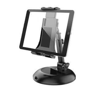 Masaüstü Tablet Stand Tutucu Ayarlanabilir Tablet Dock 360 Derece iPad Air Pro Mini Galaxy sekmeleri için 5-11inch Tablet ve Telefonlar