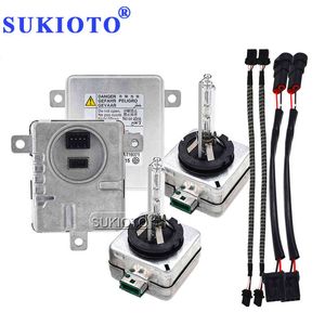 SUKIOTO Tam Set 55 W 6000 K D8S Far 4300 K 5000 K 8000 K Light12V D3S HID Araba D1S HID Xenon Kiti