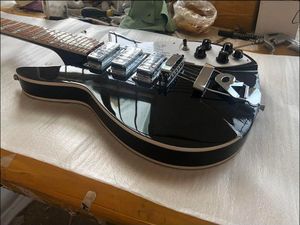 Toptan özelleştirilmiş yüksek kaliteli elektrik gitar, 12-string Ricken 325 elektrik gitar, cephe ve bac bağlı selüloit gövdeli ile