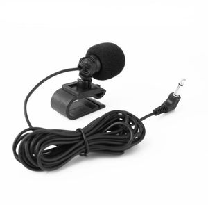 Profesyoneller Araba Ses Mikrofon 3.5mm Jack Fiş Mic Stereo Mini Kablolu Harici-Mikrofon Oto DVD Radyo için 3 M Uzun SN2621