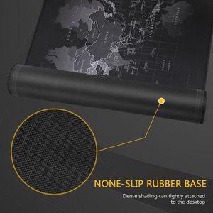 Oyun mouse pad eski dünya haritası büyük lockedge fare mat klavye ped masası mat masa mat gamer mousepad laptop halı halı için