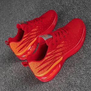 Yüksek Kaliteli Spor Koşu Ayakkabıları erkek Düşük Üst Siyah Beyaz Kırmızı Gri Erkekler Rahat Yastık Açık Koşu Yürüyüş Boyutu 39-45