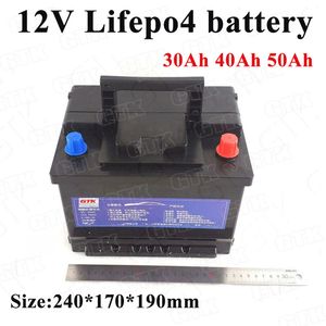 GTK LIFEPO4 12 V 30AH 40AH 50AH Lityum Pil Paketi Araba için Kullanım Ebike Motosiklet Kurşun Asit UPS Pilini Değiştir + 5A Şarj