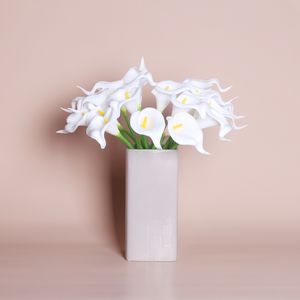 Real Touch Artificiation Flower Calla Lily Faux Floral Party Свадебные цветы дома украшение сада