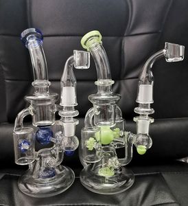 Yeni Alt Beaker Bong Su Boru Tornado Disk Yağ Brülörü Duş Başlığı Perc Kol Swirl Su Bongs Nargile Zeusart Mağazası