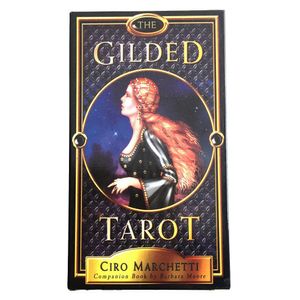 78 Cards The Gilded Tarots Deck and Electronic Guidebook Game Oracles Card games individual