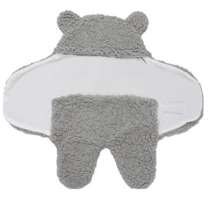 Son 65x55 cm boyutlu battaniye, bebek uyku tulumu, kuzu peluş kalınlaşmış anti-şok kundakçılık yorgan, destek özelleştirme