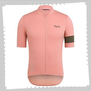 Pro equipe Rapha Ciclismo Jersey Mens Verão Quick Seco Seco Uniforme Mountain Bike Camisas Estrada Bicicleta Tops Roupas De Corrida Ao Ar Livre Sportswear Y21041294