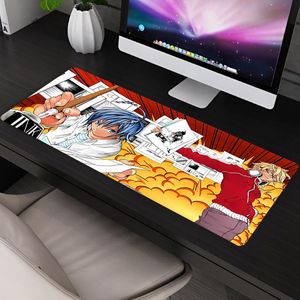 Almofadas de mouse Descansos de pulso Almofada de anime Bakuman Acessórios para jogos Almofada Teclado Tapetes de mesa coloridos Multi-tamanho à prova d'água para acessório