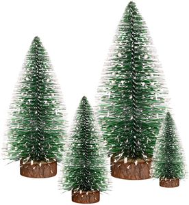 Masaüstü Minyatür Çam Ağacı Masa Noel Oyuncak ve Hediyeler Küçük Dekor Noel Ağaçları Toppers Dekorasyon Mini Kar Frox Oda Dekorasyon DHL Ücretsiz Navlun