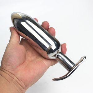 6 Tamanhos Anus Dilator Metal Anal Dildo Brinquedos Soild Aço Inoxidável Butt Plugs Adult Sex Products para mulheres e homens HH14