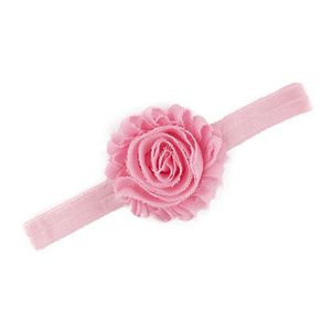 18 Renkler Bebek Bantlar Kızlar Shabby Chic Çiçek Kafa Elastik Hairbands Çocuk Saç Aksesuarları Bebek Butik