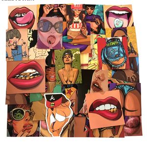 47pcs-pack sexy quente adulto nsfw adesivo impermeável adesivos para garrafa de água planejador laptop scrapbook telefone macaria capa de parede caixa de bagagem decalque