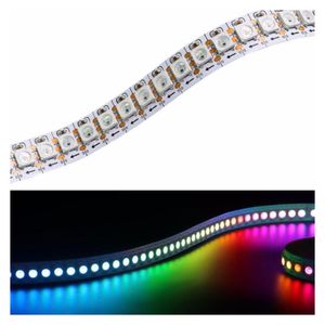 LED Şerit Işık WS2812 2812B RGB Şerit 5 V 144LED IP33 IP65 IP67 Su Geçirmez Renkli Bant Lambası