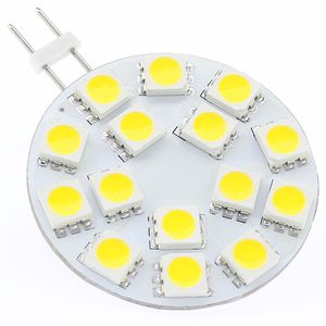 LED G4 Spot Callb 15LEDS SMD 5050 3W AC / DC10-30V Dimmable White 330LM Корабли автомобильные RV Marine Marine Подвеска Потолочное освещение