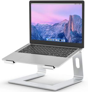 LS03 Aluminum Laptop Stand, Ergonomic Detachable Computer Stand, Riser Holder Notebook Stand Compatible with Air, Pro, Dell, HP, Lenovo More 10-15.6" Laptops