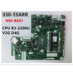 Original laptop Lenovo Ideapad 330-15ARR Motherboard mainboard NM-B861 CPU R3-2200 V2G D4G SWG FRU 5B20R56768