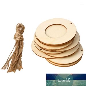 10 pz/set di Legno Mini Cornice Rotonda Appeso Artigianato FAI DA TE Fatti A Mano Con Corde Decorazione Della Casa Ornamento1