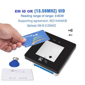 USB Access Control Card Reader QR Scanner 2 в 1 Функции штрих-код + 125 кГц EM Reader Barcode + 13,56 МГц NFC сканер для лифта