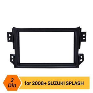 Black 2 DIN автомобиль радиосвязь на 2008 год 2009-2014 Suzuki Splash Auto Stereo Панельная панель Комплект Dash CD Plate Рамка установочный комплект