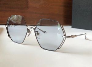 Летний стиль моды дизайн солнцезащитные очки младенца Bitc шестигранный металлический каркас простой и универсальный открытый UV400 защитные очки высочайшего качества