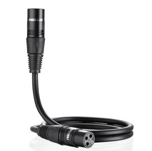 XLR Mic Kablo Dengeli 3-Pin Erkek Kadın Mikrofon Yama Ses Kabloları için Canlı Ses Sahne Stüdyosu Harmonizer