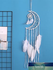 Ay Dreamcatcher Stil Asılı Duvar Süsleme Sanat Fotoğraf Sahne Kolye Tüyler Sarılmış Kızlar Odası Dekor Düğün Dekor Fabrika Fiyat Uzman Tasarım Kalitesi