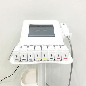 HIFU Yüz Kaldırma Kırışıklık Temizleme Makinesi Taşınabilir 4D 3D Ultrason Cilt Sıkılaştırma Vücut Zayıflama Güzellik Cihazı Salon için 12 Lines 20000 Çekim