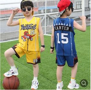 Crianças Basquetebol Terno Jersey Criança Infantil School Middle Wear Treinamento Infantil Sportswear Suor Absorvendo
