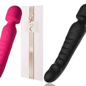 NXY Vibrators s Heating Av Wand Massager Waterproof Soft Dildo Vibrator G Spot Clitoris Stimulator Adult Sex Toys for Woman 1118