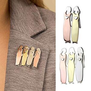 Pins, Broschen Charm Damen Pins Freunde Schwester 2/3/4/5/6 Niedliche Pin Schmuck Geschenke