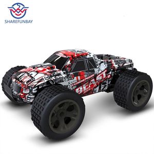 Rc Car 2.4G 4CH Rock Radio s Вождение багги Внедорожники Высокоскоростная модель Внедорожник wltoys Drift Toys 220119