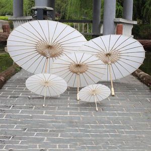 Белая бумага зонтичные свадебные свадебные зоны китайский стиль мини -ремесленник