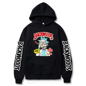 Kazak Erkekler Backwoods Baskılı Kazak Hoodie Hipster Streetshirt Giyim Kore Versiyonu Giyim Kadın Moda H0831 Tops