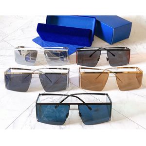 Солнцезащитные очки HL001 с металлической оправой, ультратонкие линзы, модные очки для вечеринок в повседневном стиле, боковая защита уголков глаз UV400 pers324x