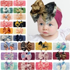 Sequins Bow DIY Bantlar Aksesuarları Bebek Butik Saç Yaylar Kızlar Hairbands Için Timsah Klipsiz