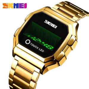 Skmei Touch LED Orologi digitali per uomo Data Time Creative Men orologi Fashion Waterproof Touch Watch RELOJ HOMBRE 1650 Q0524