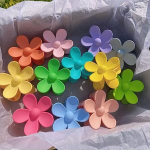 INS Women Girls Elegant Hair Claw Big Flower Designer Hairpin Party Favor Barrettes Beautiful Hairs Clip Accessories Fashion Hairgrip Headwear