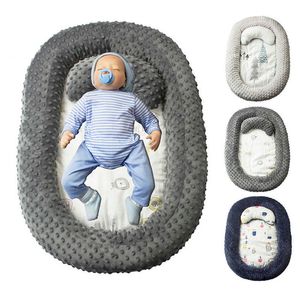 Baby Bassinet для кровати портативный детский шезлонг для новорожденного детской кроватки дышащий и гнездо для сна с подушкой H1019