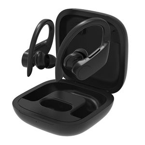 Kablosuz kulaklık kulaklık başlıkları Power Pro B10 Spor için şarj kutusuyla Bluetooth 5.0 kulaklık Kulak kancası ios Açılır pencereler