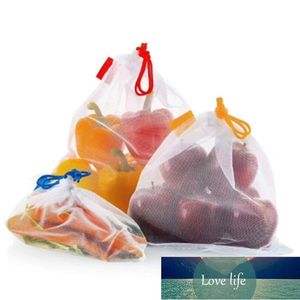 15шт многоразовая сумка для хранения полиэтиленового мешка сумка для покупок упаковки сетки овощной игрушки для хранения на заводской цену экспертное качество