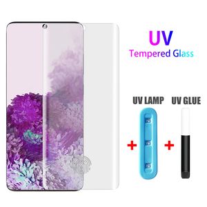 3D Kavisli Nano Sıvı Koruyucu Tam Kapak Tutkallı Cam Ekran Samsung S23 S24 Ultra S22 S21 FE S20 S10 S9 S8 Plus Not 10 20 Huawei P50 P40 P30 PRO